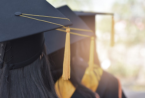 casquillos de la graduación