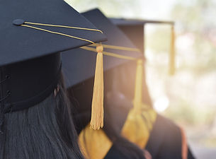 casquillos de la graduación