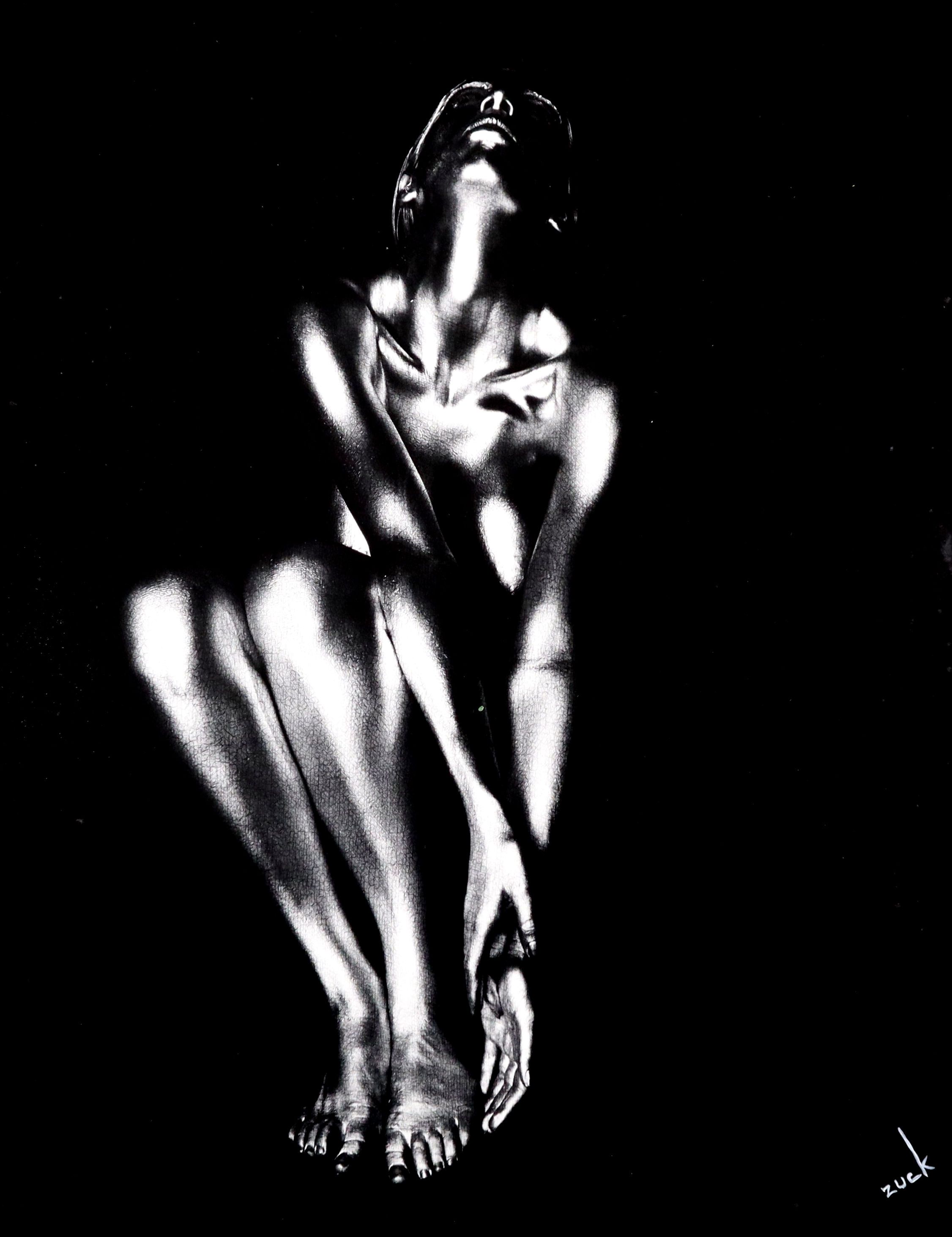 Metallic Woman Sitting