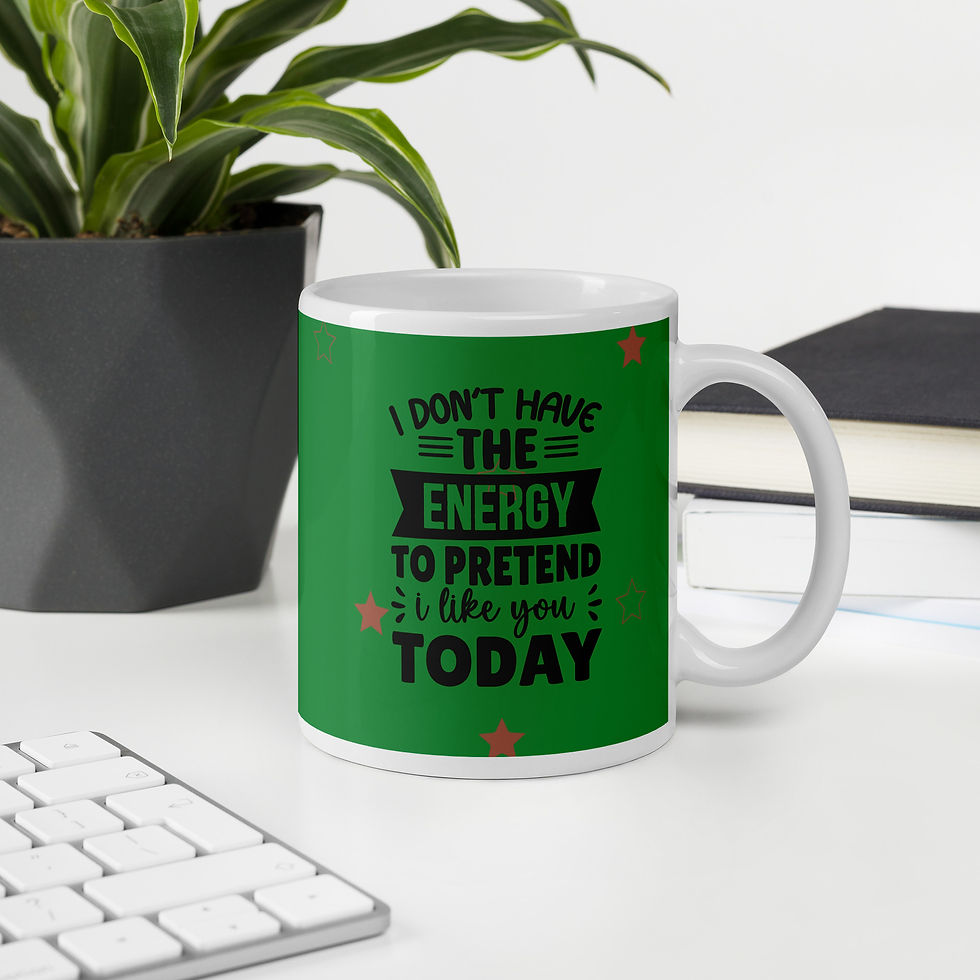 Miniatyrbild: Rolig Kaffemugg med Attityd – Funny Quote Mug 💖