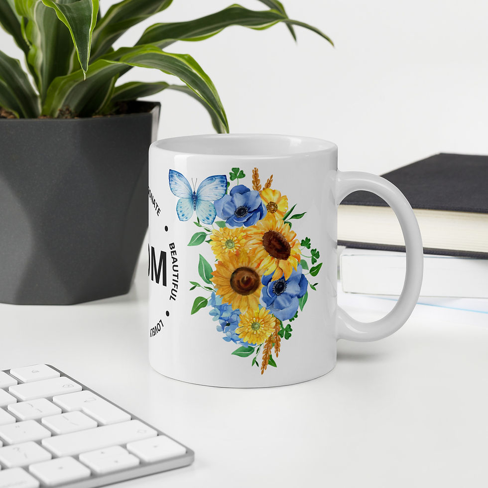 Miniatyrbild: Inspirerande Kaffemugg för Mamma 🌸🦋✨