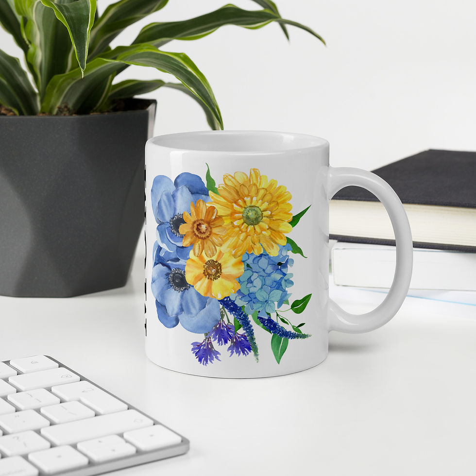 Miniatyrbild: Blommig Kaffemugg för Mammor ✨