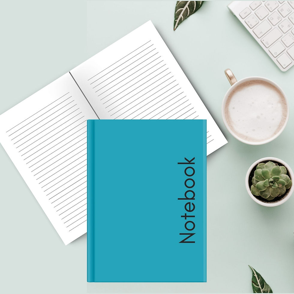 Miniatyrbild: Classic Anteckningsbok: Elegant Enfärgat Omslag för Dagligt Skrivande