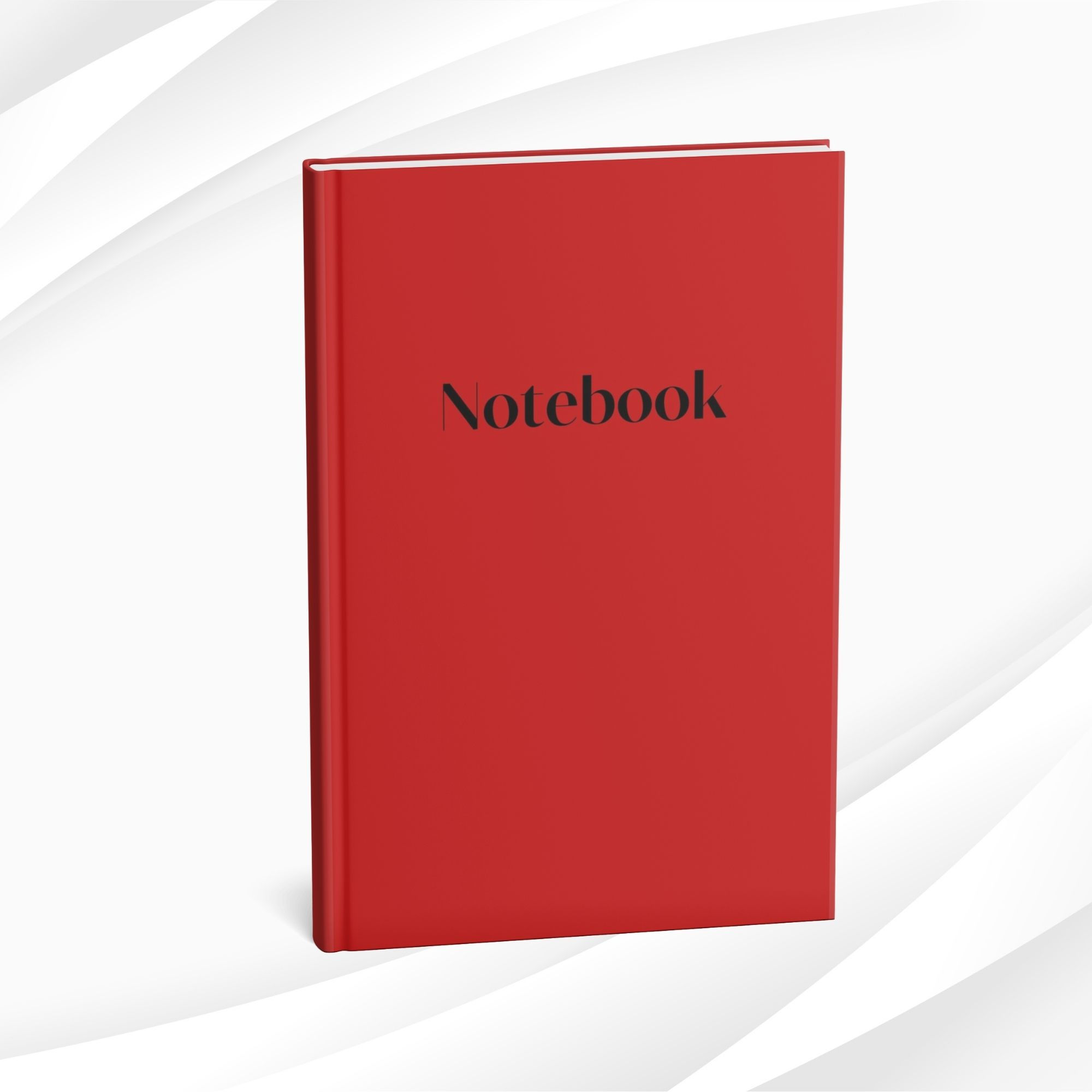 Elegant Essentials Anteckningsbok: Enfärgat Omslag med Premium Linjerade Sidor