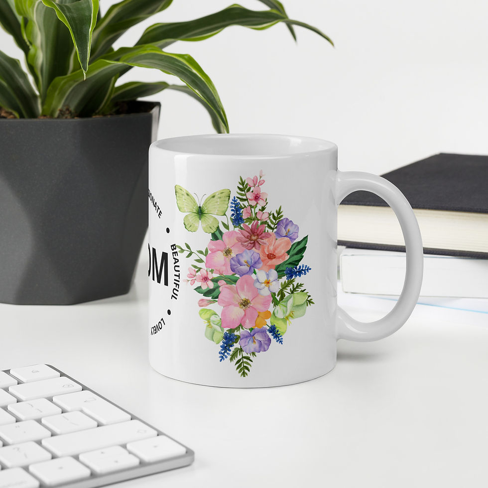 Miniatyrbild: Inspirerande Kaffemugg för Mamma 🌸🦋✨