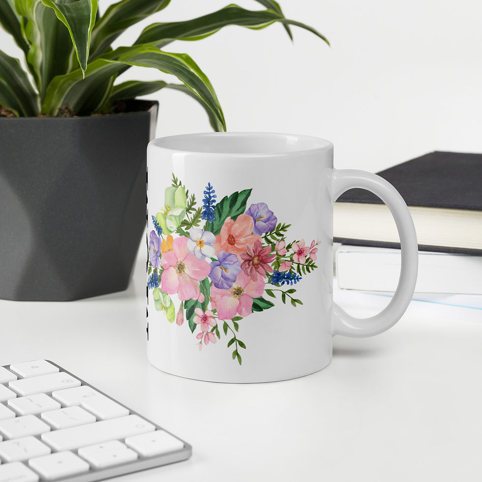 Miniatyrbild: Blommig Kaffemugg för Mammor ✨