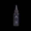 A sleek black bottle labeled "HAUS OF HUE Rise Refill." The bottle features a nozzle cap and is set against a dark black background, emphasizing its minimalist and modern design.