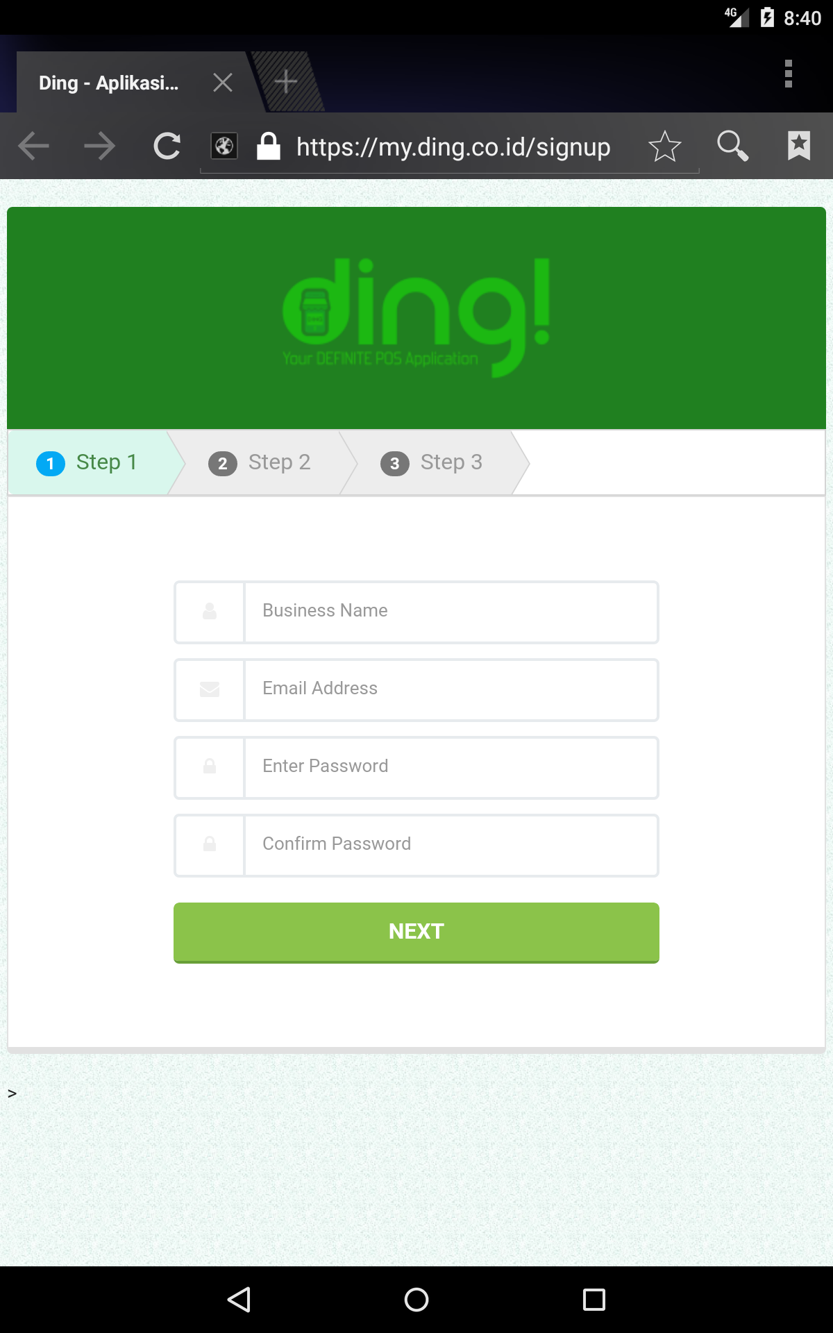 Sign Up