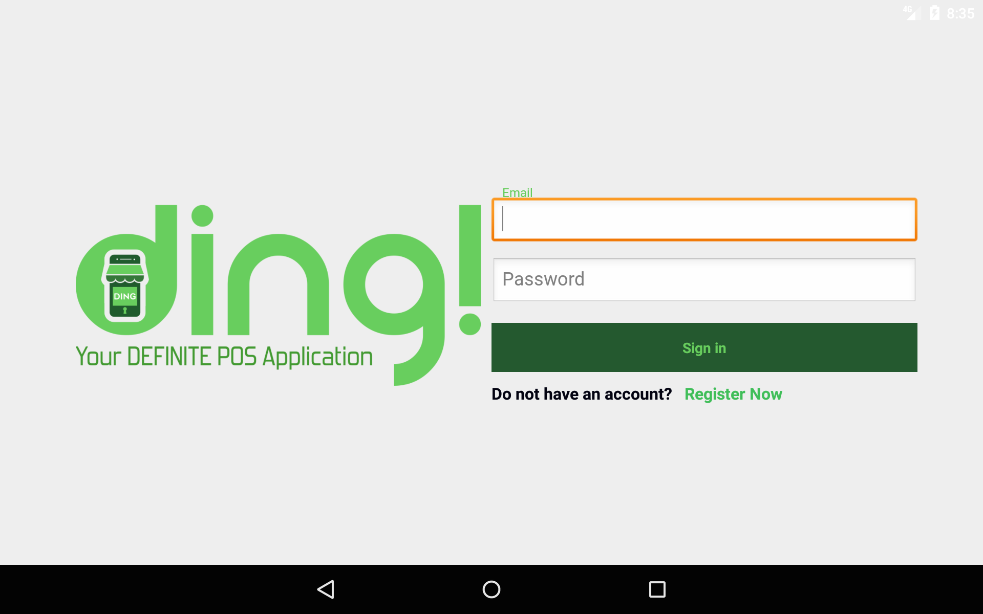 Layar Login