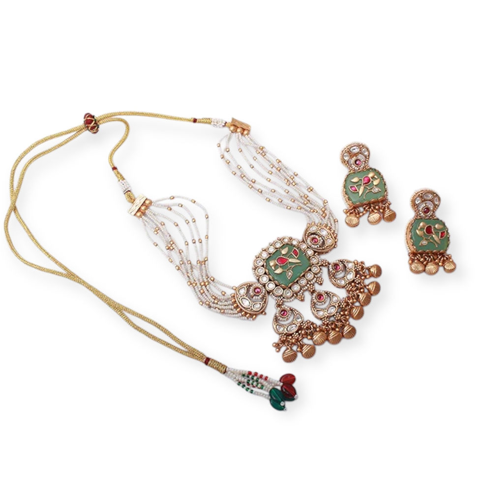 Thumbnail: Heritage necklace and earrings 