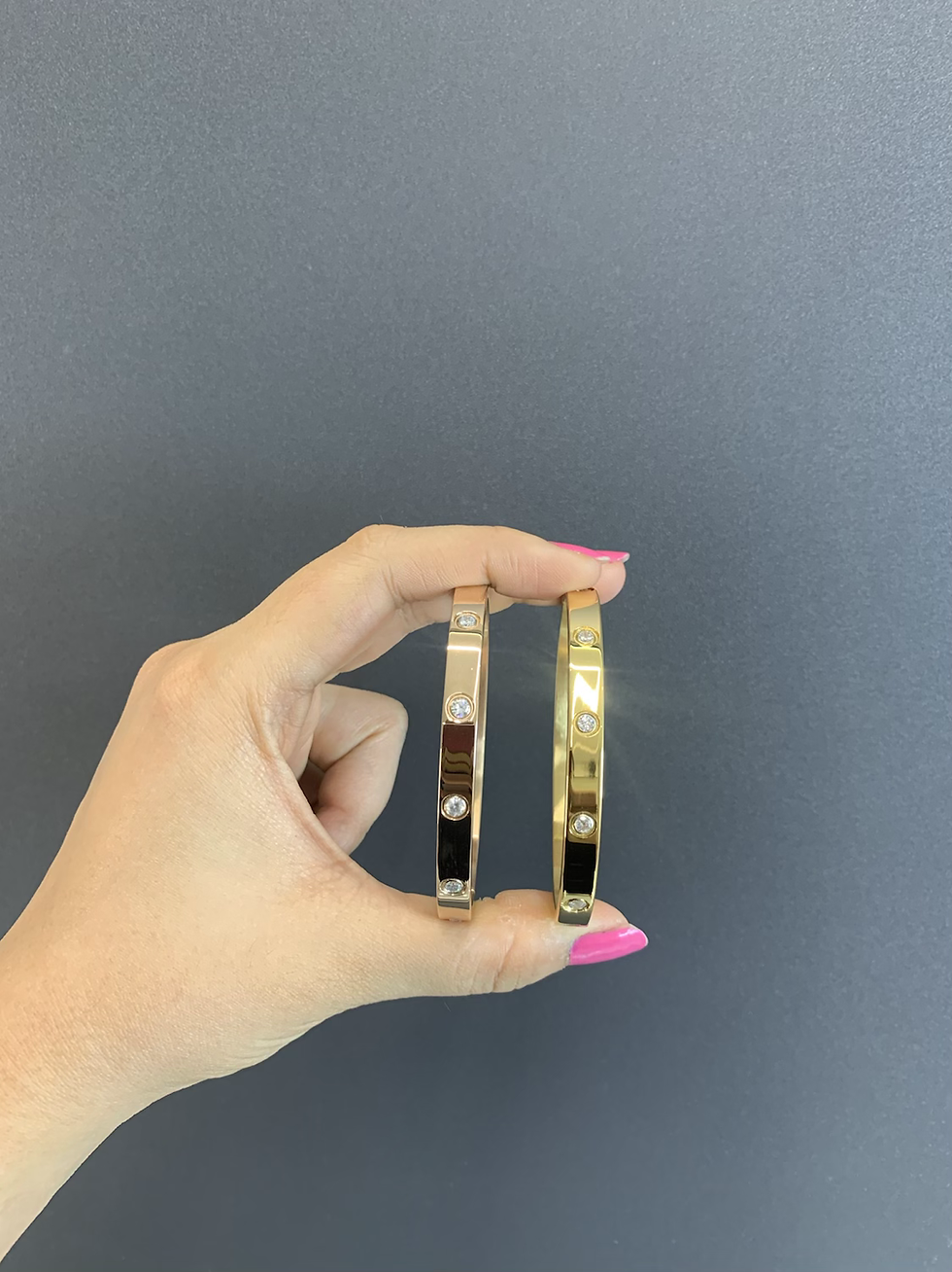 Thumbnail: Full studded  cuff bracelet -  small 