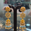 Thumbnail: Jadtar / jadau / pachi kundan earrings 