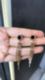 Roman tassles earring -  Rosegold 