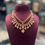 Thumbnail: Layered polki necklace and earrings and 