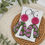Thumbnail: Pink Lips Dangle Earrings