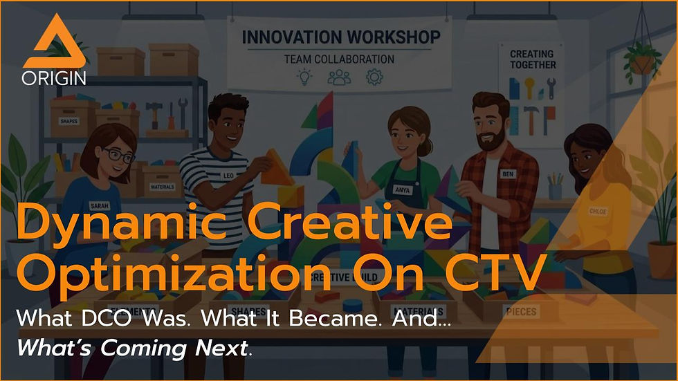 Dynamic Creative Optimization on CTV: Its Roots, What It's Become, and What's Coming Next For DCO.
