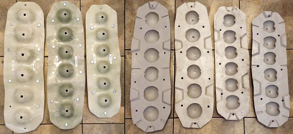 two piece fruit molds