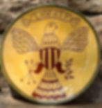 Liberty Eagle! Design inspired by an antique plate. Made by WIlz Pottery in Pennsylvania. Item # SG1588