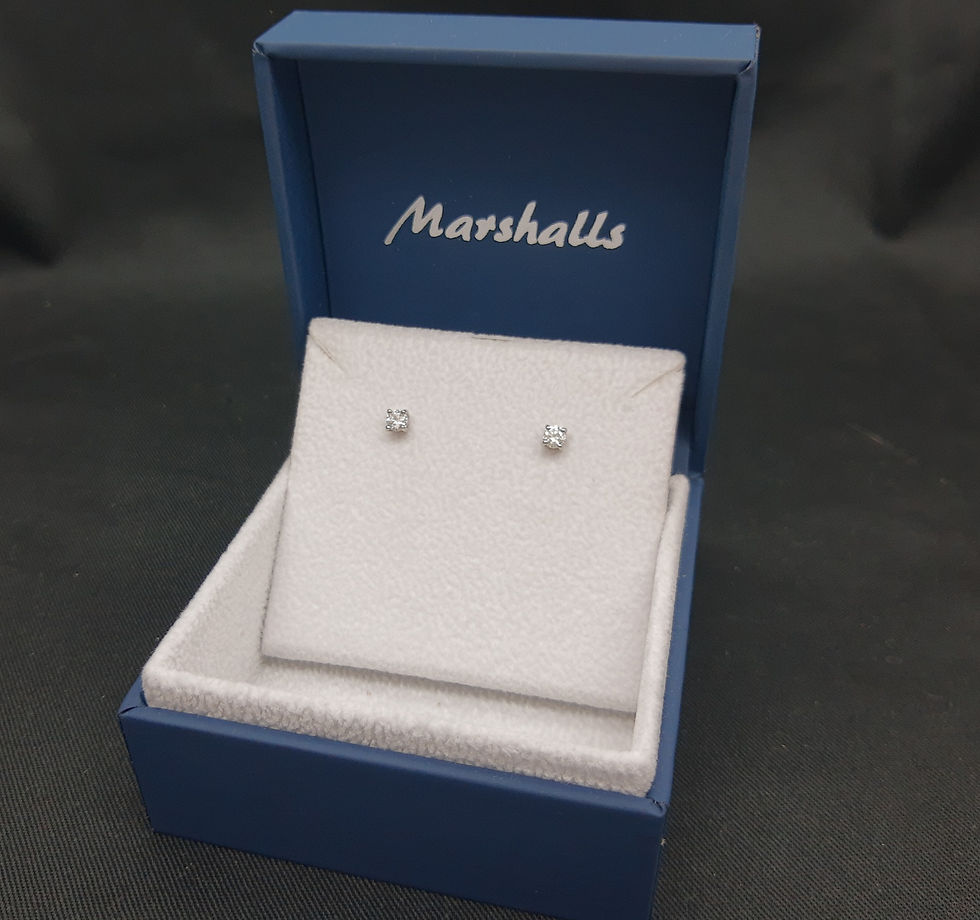 Thumbnail: 30pt Diamond Platinum Studs