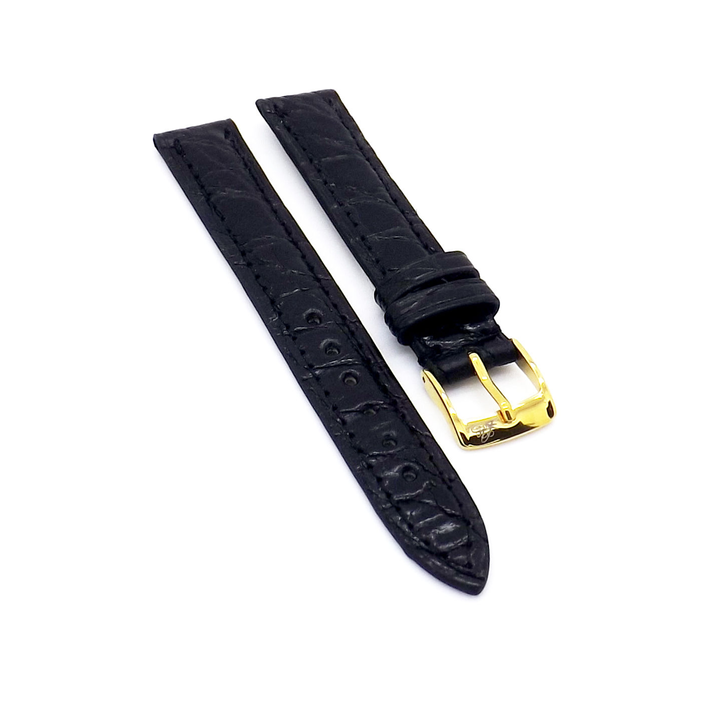 Ladies 13mm Brown Genuine Crocodile watch strap