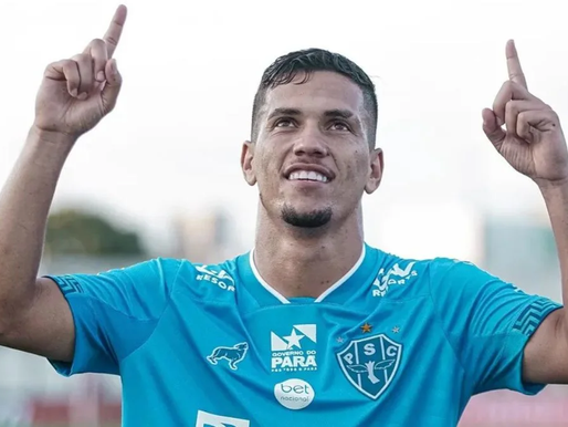 Náutico acerta a contratação do atacante Vinícius Leite, do Paysandu