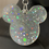 Thumbnail: Earrings - holographic sparkle Mickey!