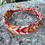 Thumbnail: Friendship Bracelet - goldenrod/magenta arrowhead