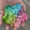 Thumbnail: Coaster/trinket dish - rainbow rounded star