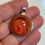 Thumbnail: Round Pendant - orange/peach