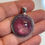 Thumbnail: Round Pendant - purple/wine