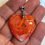 Thumbnail: Large Heart Pendant - Pink Swirl