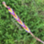 Friendship Bracelet - purple yellow pink