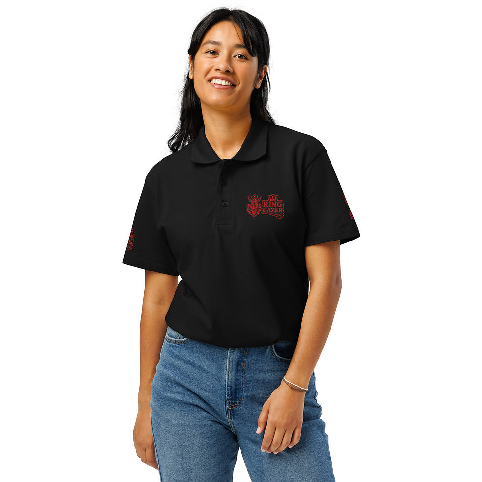 Thumbnail: King Lazer Premium pique polo shirt