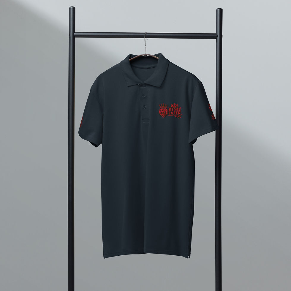 Thumbnail: King Lazer Premium pique polo shirt
