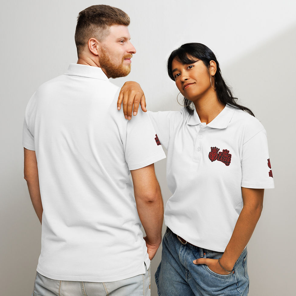 Thumbnail: King Lazer Premium pique polo shirt