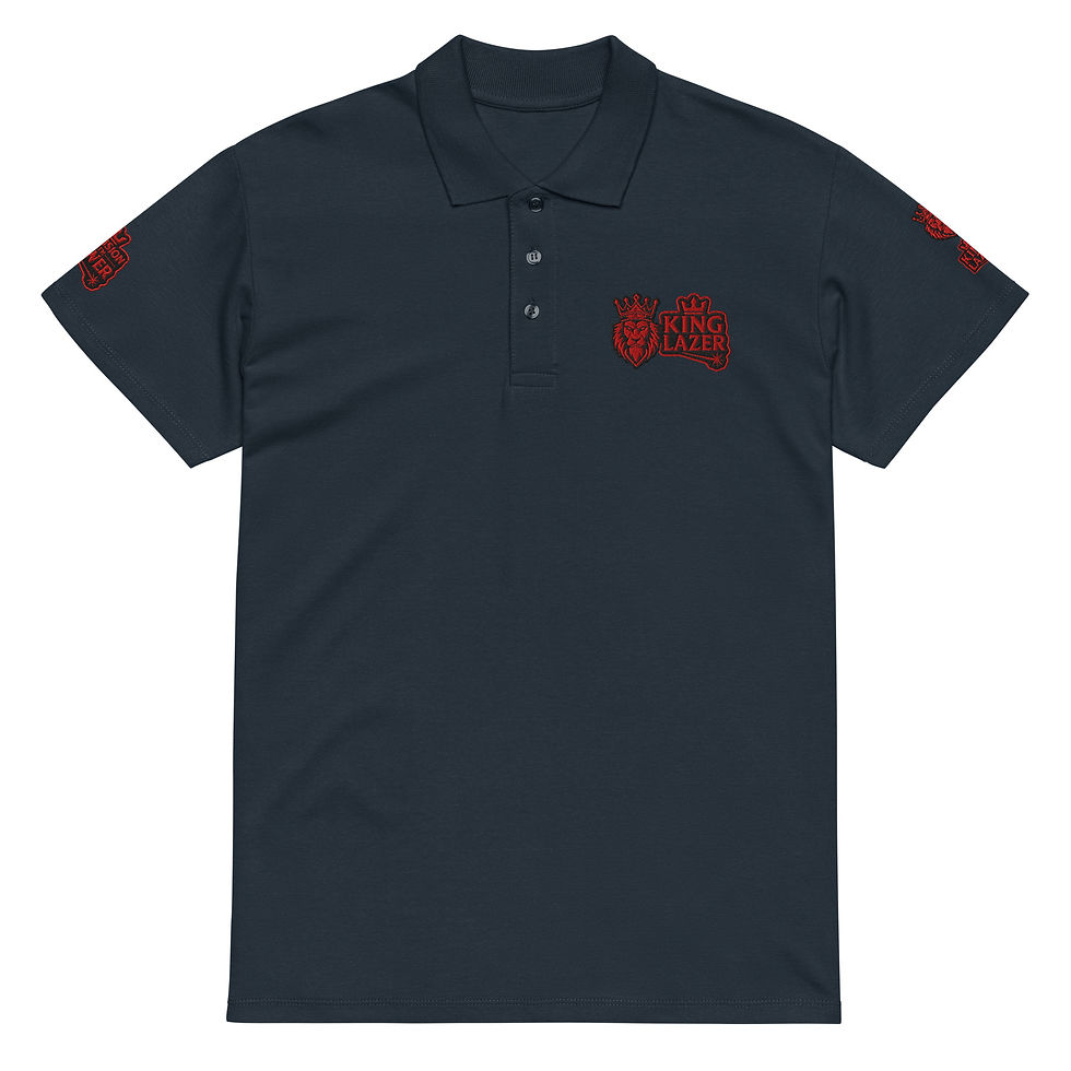 Thumbnail: King Lazer Premium pique polo shirt