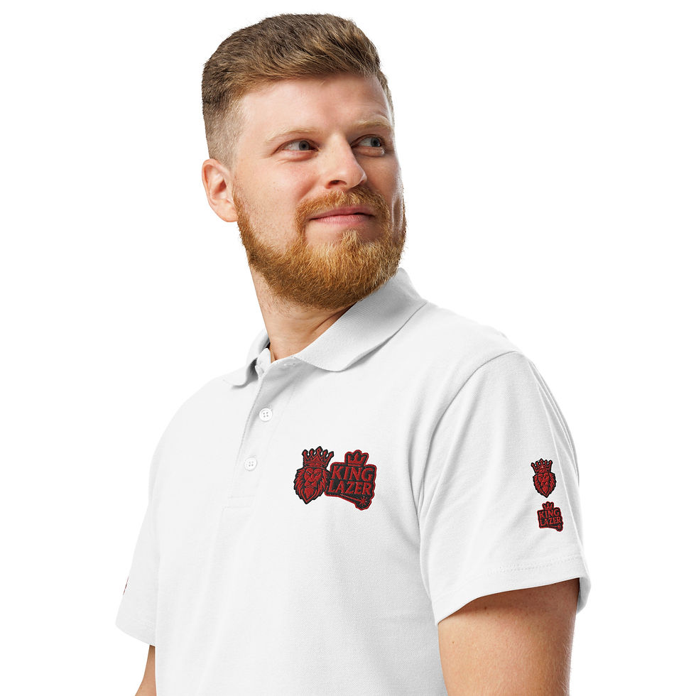 Thumbnail: King Lazer Premium pique polo shirt