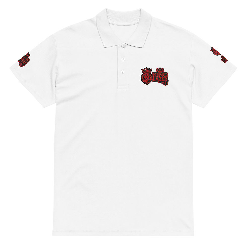 Thumbnail: King Lazer Premium pique polo shirt