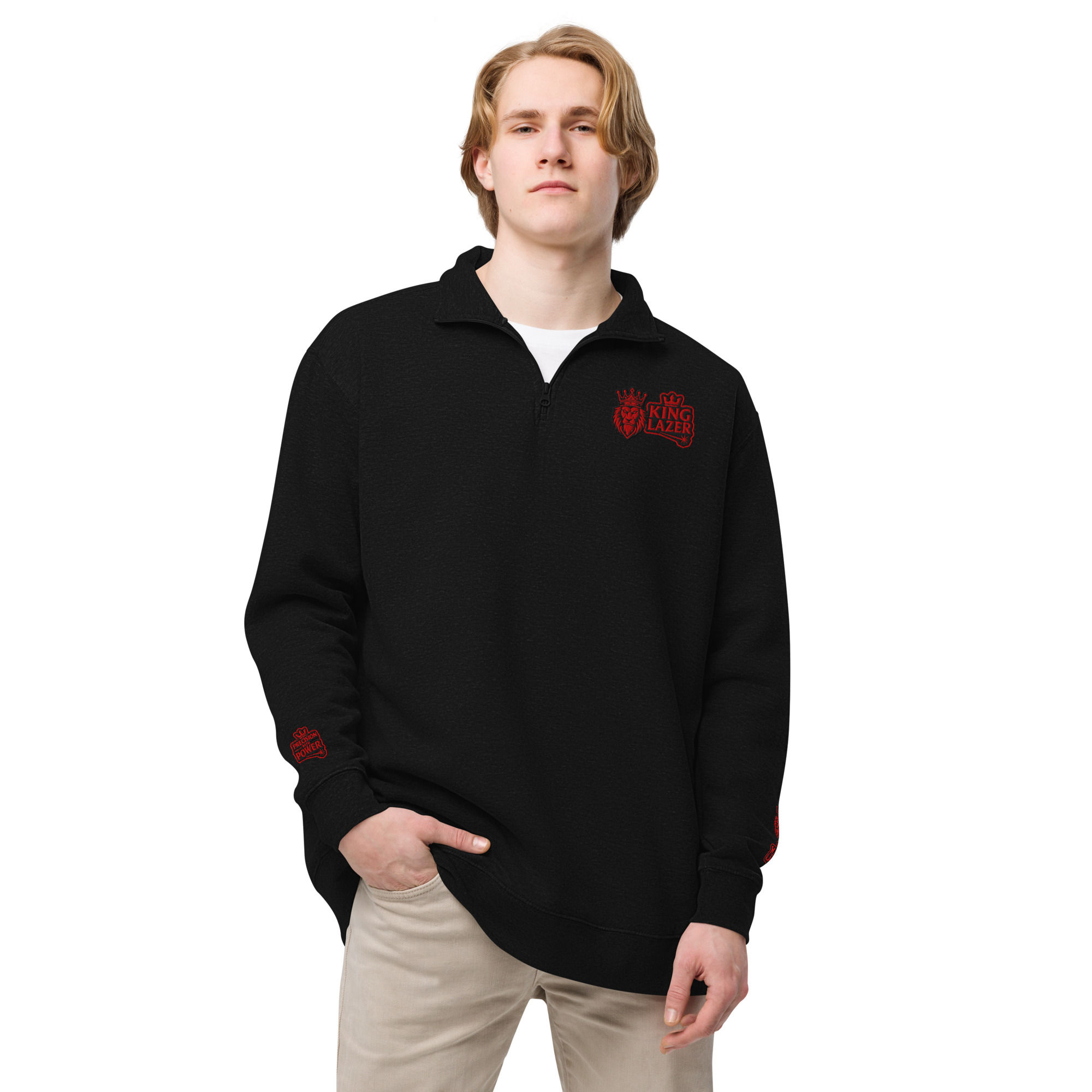 King Lazer fleece pullover