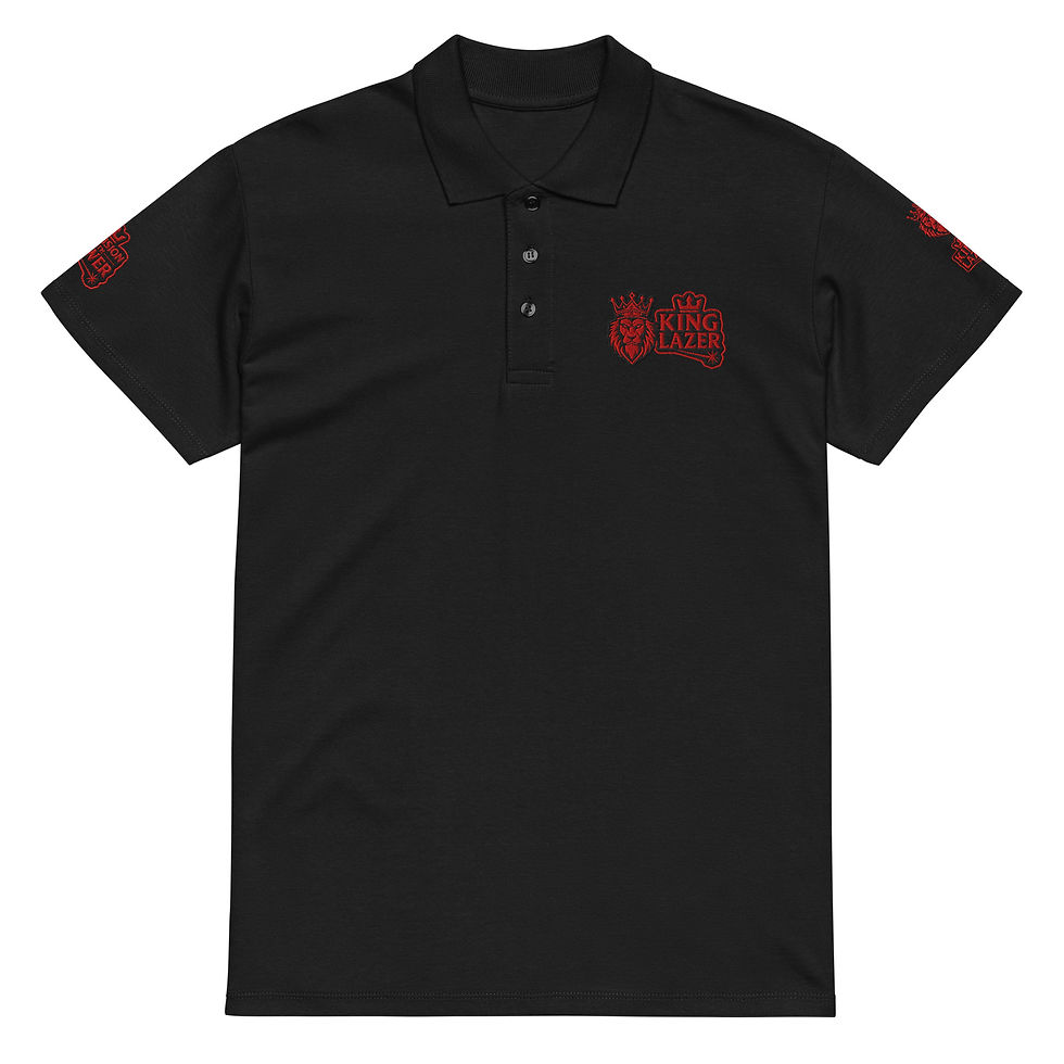 Thumbnail: King Lazer Premium pique polo shirt