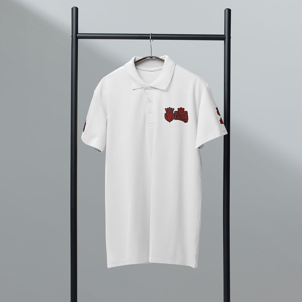 Thumbnail: King Lazer Premium pique polo shirt