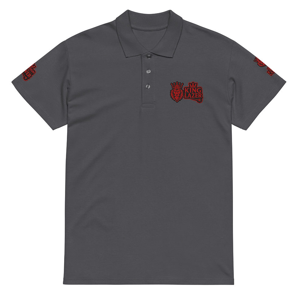 Thumbnail: King Lazer Premium pique polo shirt