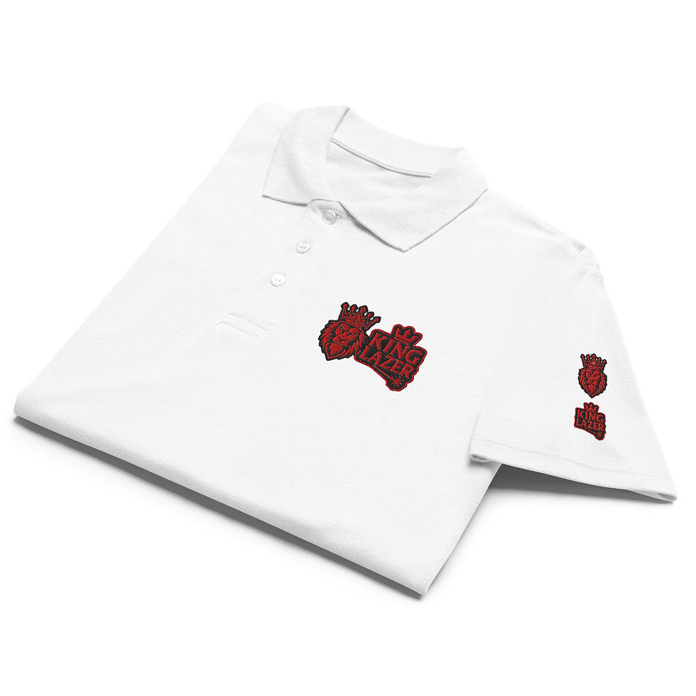 Thumbnail: King Lazer Premium pique polo shirt
