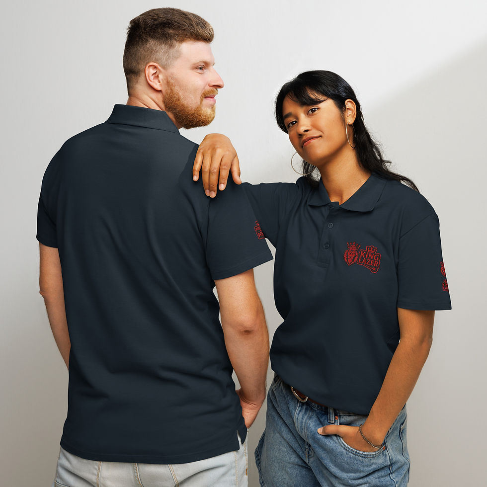 Thumbnail: King Lazer Premium pique polo shirt