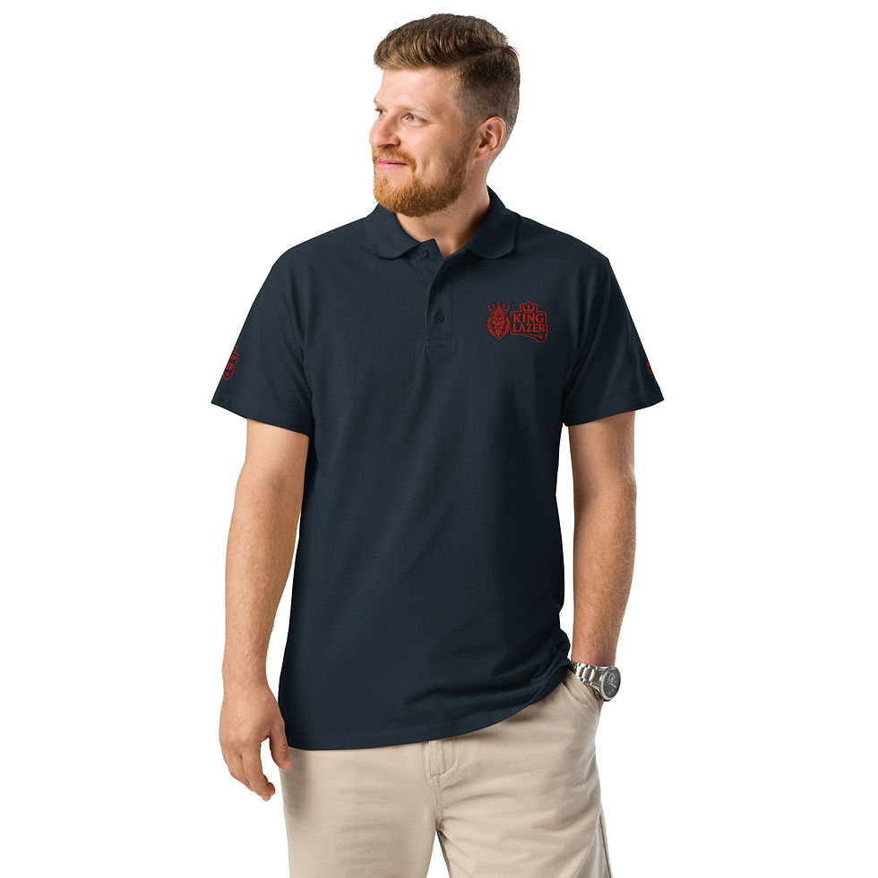 Thumbnail: King Lazer Premium pique polo shirt