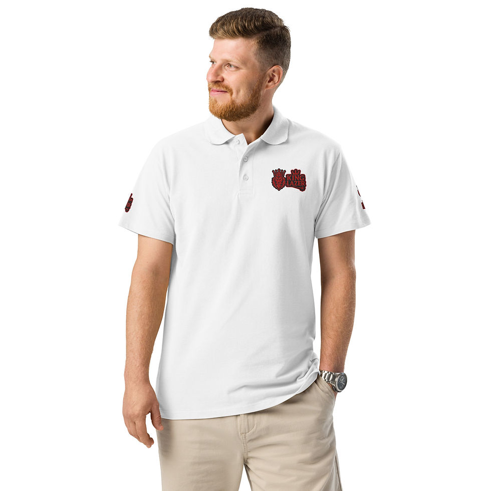 Thumbnail: King Lazer Premium pique polo shirt