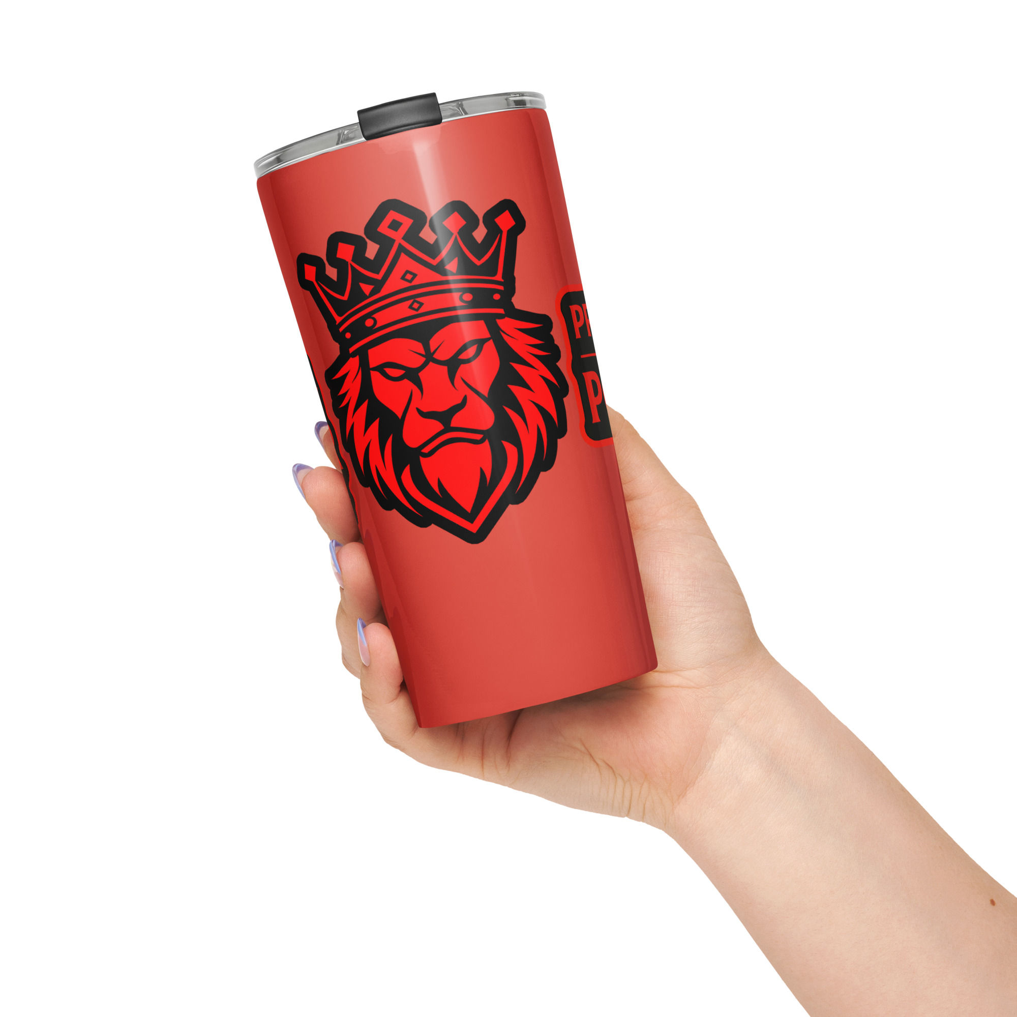 Tapered stainless steel tumbler