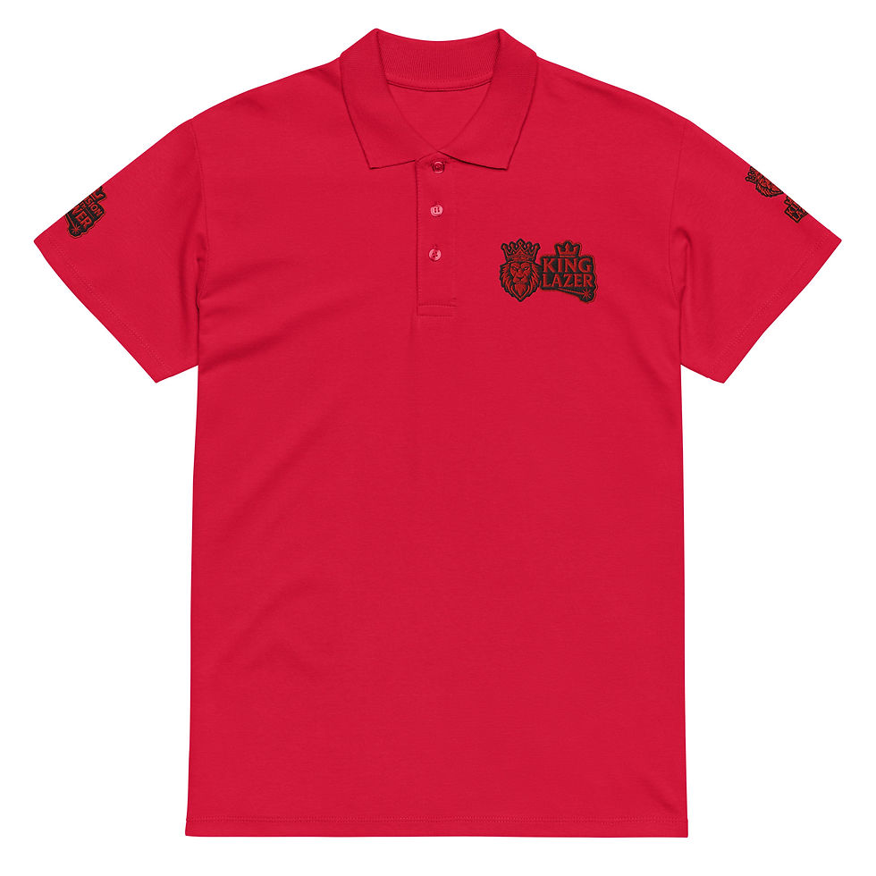 Thumbnail: King Lazer Premium pique polo shirt