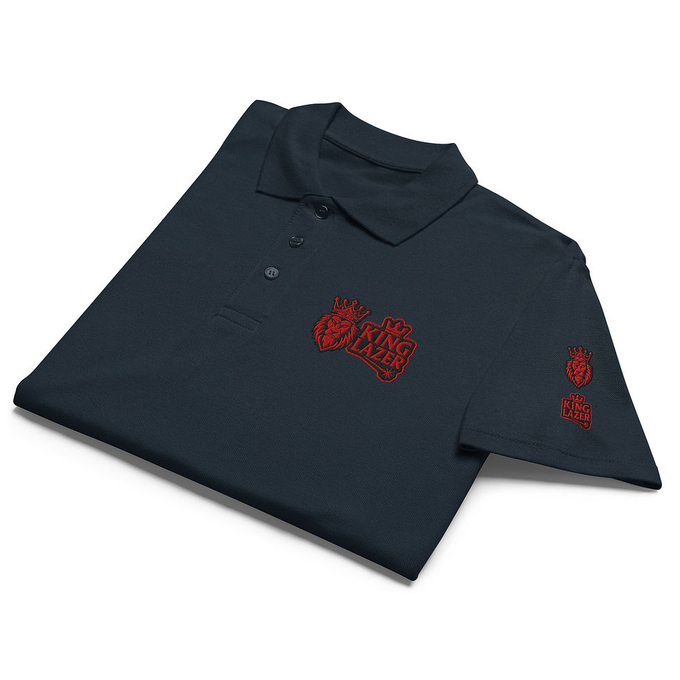 Thumbnail: King Lazer Premium pique polo shirt
