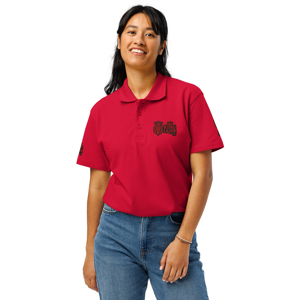 Thumbnail: King Lazer Premium pique polo shirt